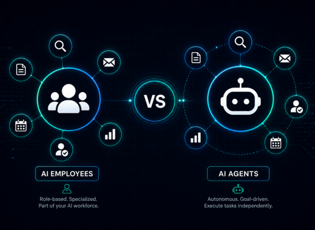 AI Employees vs. AI Agents: What Is the Difference?