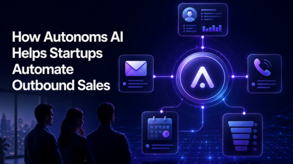 Autonoms AI workforce automating outbound sales for a startup