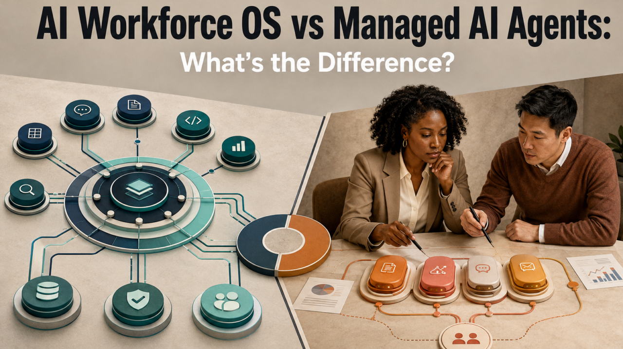 AI Workforce Operating System vs Managed AI Agents: What's the Difference?