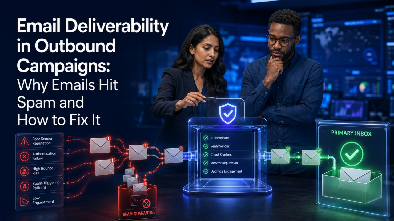 Email Deliverability in Outbound Campaigns: Why Emails Hit Spam and How to Fix It